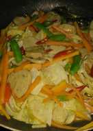 Tumis Aneka Sayur (wortel, buncis, kubis, & baso)