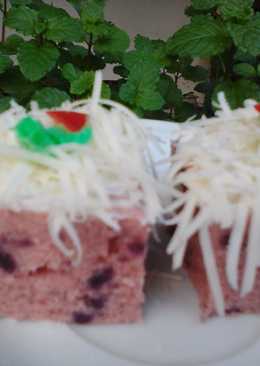 Bolu ubi ungu (kukus)