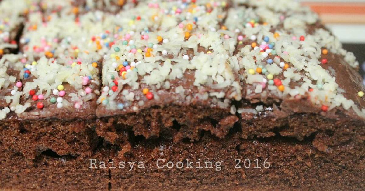Resep Brownis Kukus Sederhana [ No SP + No Mixer + No Oven ]