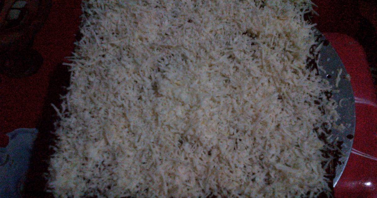 Resep Brownies coklat toping keju