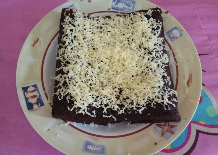 resep masakan Brownies kukus magic com