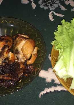 Ayam Goreng Bacem Jogja ala Mbok Sabar dan Sambal Terasi Goreng