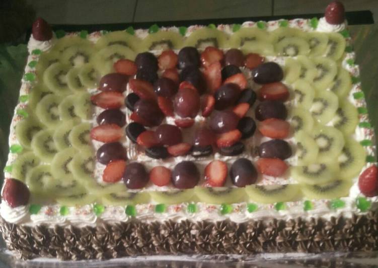 gambar untuk resep Sponge cake vanila 40x30