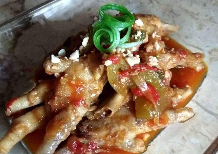 resep Ceker Saus Padang