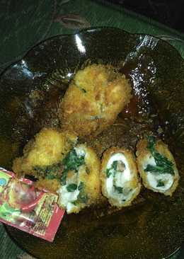 Rolade ayam sayuran sederhana