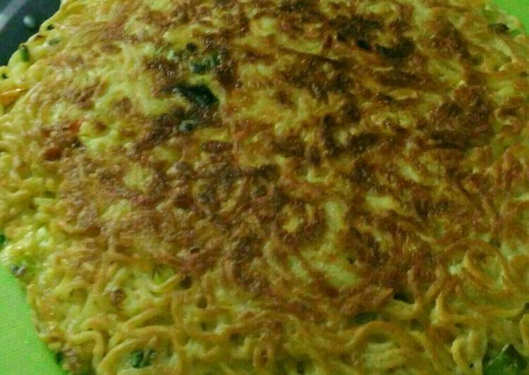 resep Omelet mie