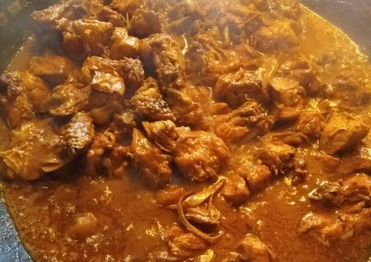 resep lengkap untuk Rendang Ayam