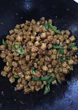 Oseng Tempe Cabe Ijo