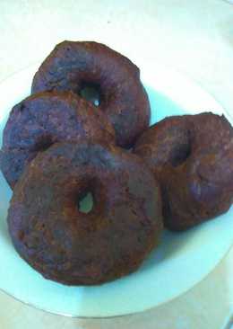 Donat coklat tanpa telur kayak dunkin donuts