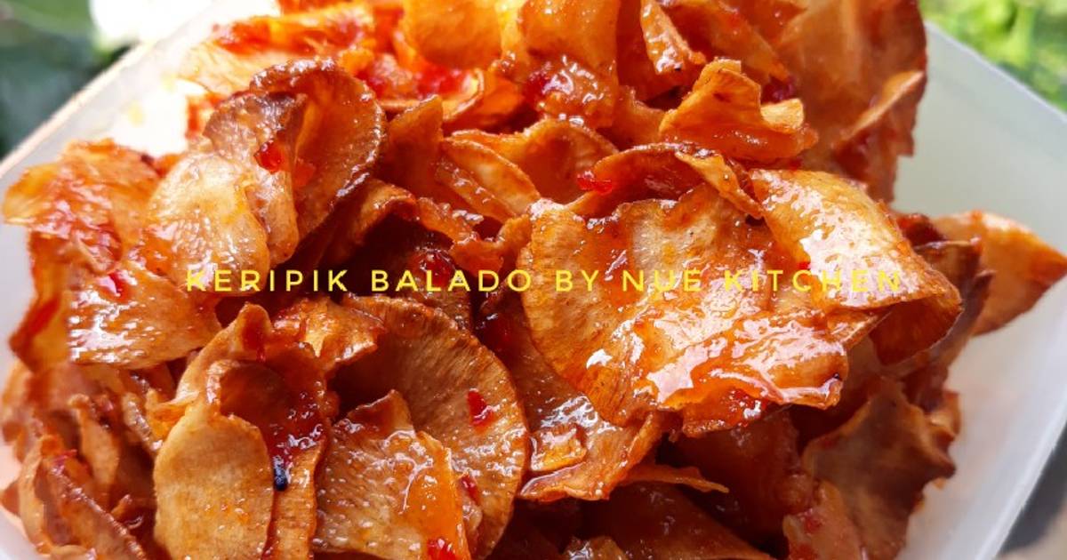 65 resep keripik singkong balado enak dan sederhana Cookpad