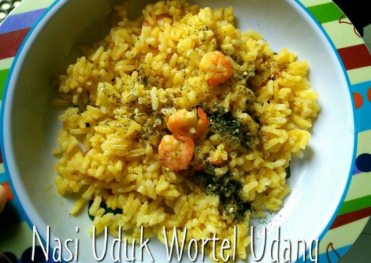 gambar untuk resep makanan Nasi Uduk Wortel Udang