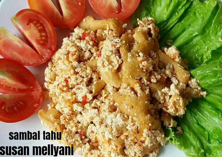 gambar untuk resep makanan Sambal tahu (menu diet GM day 5)