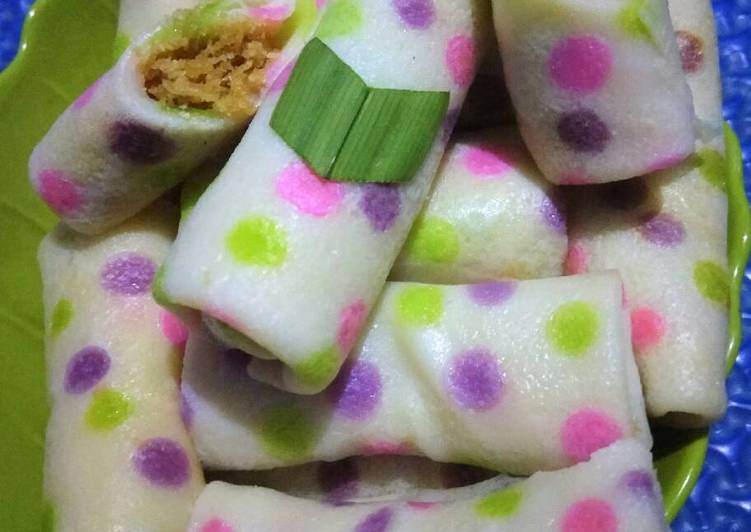 gambar untuk resep makanan Dadar gulung polkadot imut