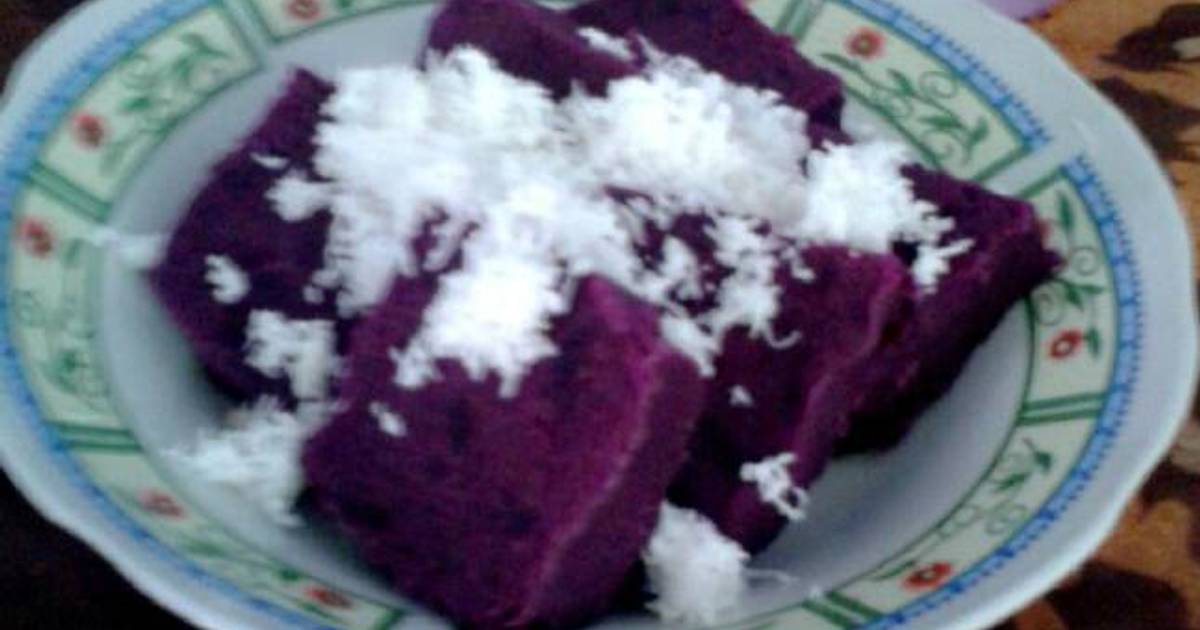 Resep Getuk telo ungu