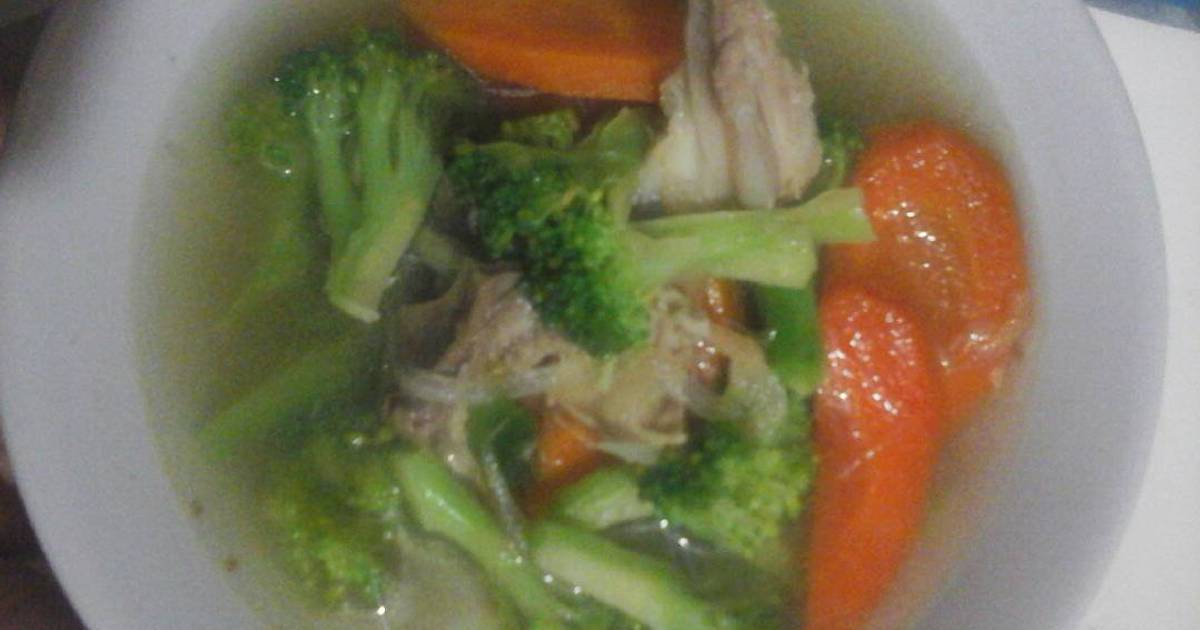 96 resep sup ayam brokoli enak dan sederhana Cookpad