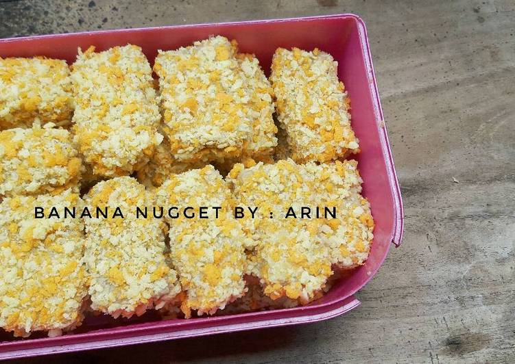 cara membuat Banana nugget frozen