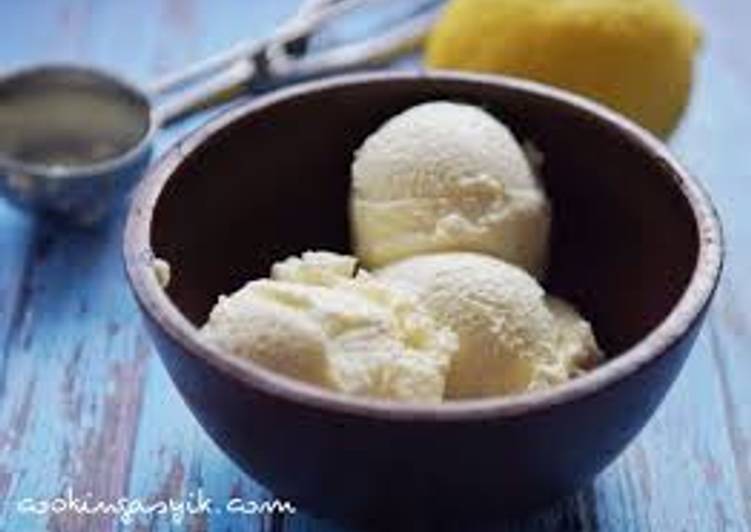 resep Es Krim Lemon Mudah - 3 Bahan!