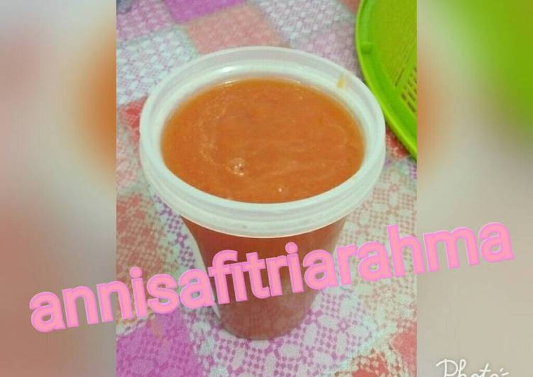 bahan dan cara membuat Jus Melon Pepaya (Menu Diet GM Day 3)