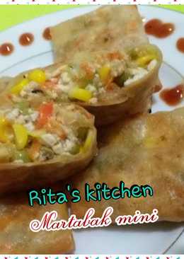 Vegetarian Martabak Lumpia Mini By : Rita's kitchen