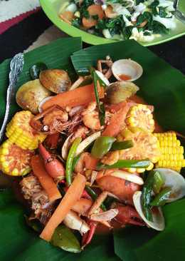 Seafood mix sayur