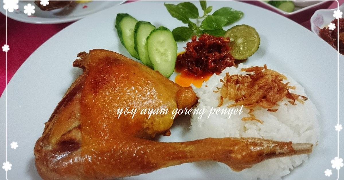  Ayam  goreng  penyet  12 resep  Cookpad