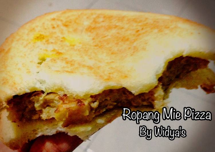 resep lengkap untuk Ropang Mie Pizza Simple Banget