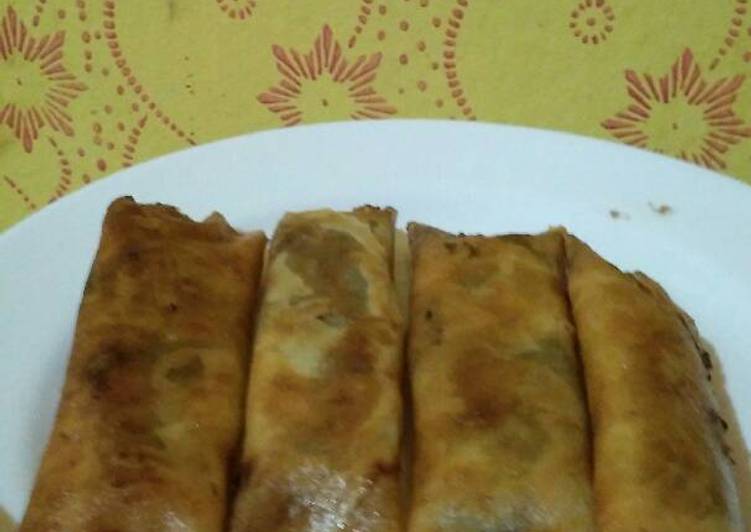 resep Pisang coklat kulit lumpia