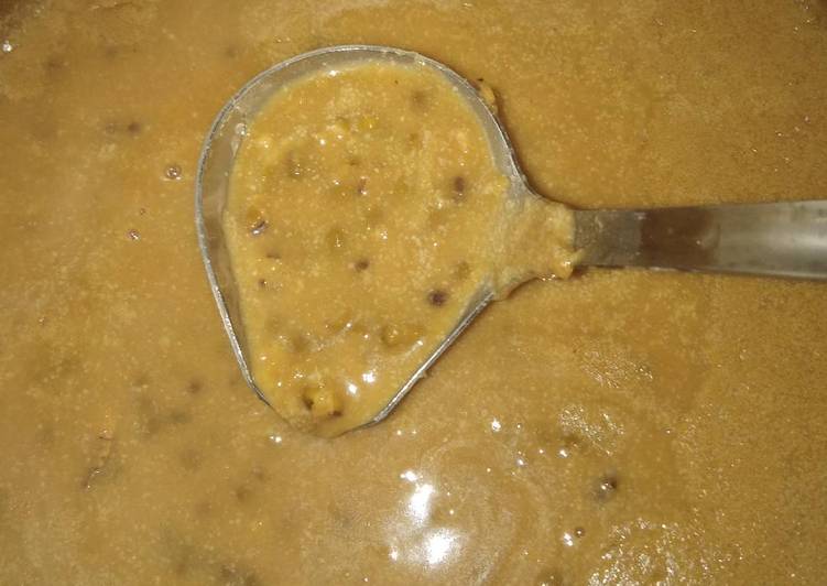 gambar untuk cara membuat Bubur kacang hijau susu dancow