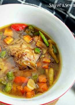 Sayur asem asem daging ayam