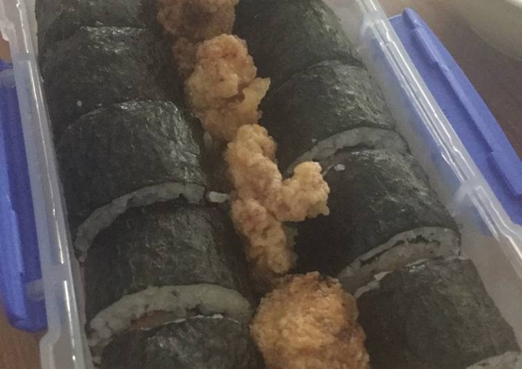 resep makanan Nori maki sushi