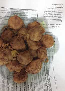 Perkedel kentang kornet