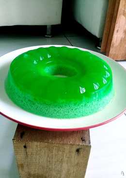 Puding Pandan Lumut Simple