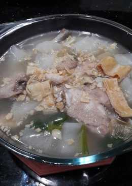 4. Sup ayam kembang tahu