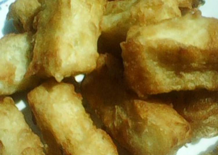 resep Nuget pispok pisang kepok