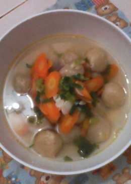 Bakso Tanpa Daging Sop Wortel Praktis