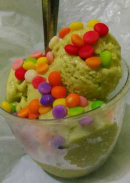 Ice cream alpukat tabur chocochips