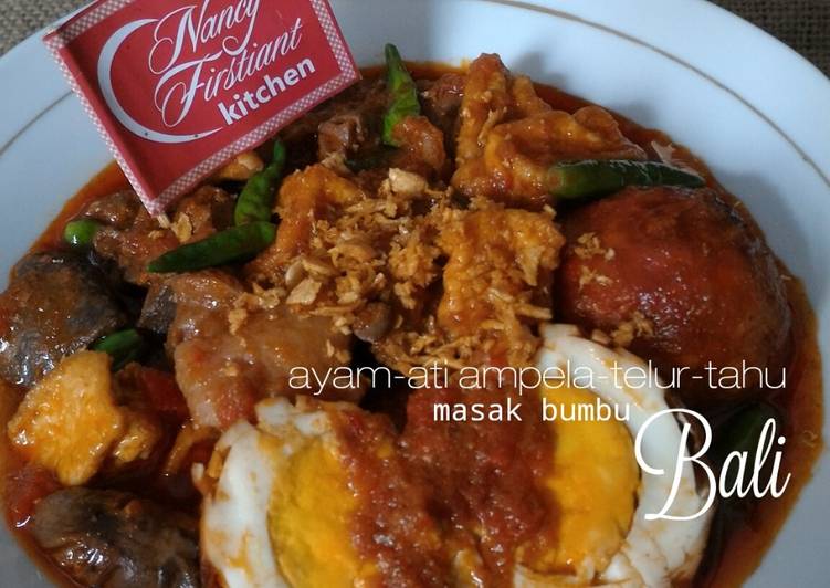 Resep Ayam Ati Ampela Telur Tahu Bumbu Bali Kiriman dari Nancy
Firstiant's Kitchen