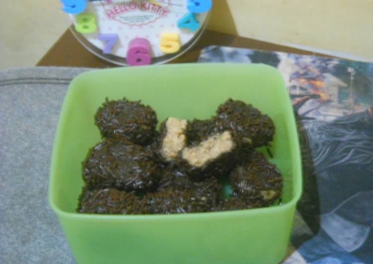 resep Permen Kacang Coklat