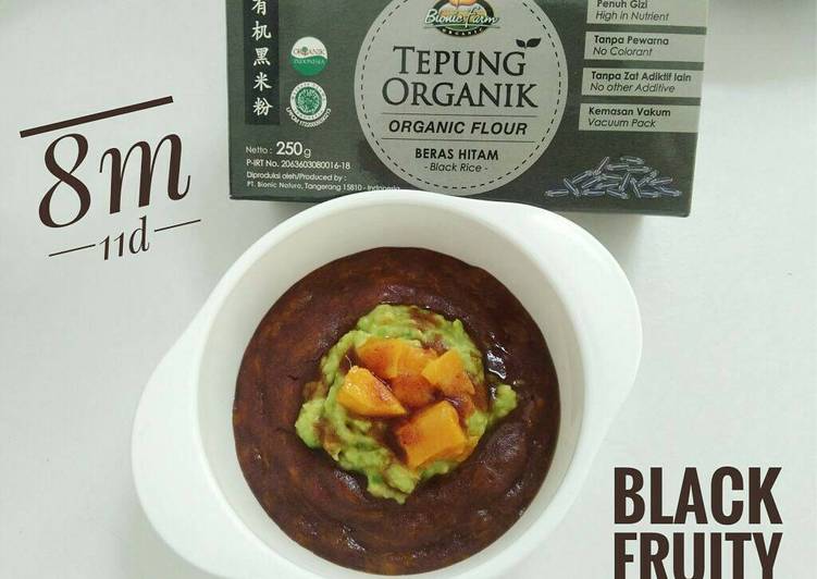 resep makanan Resep Menu MPASI 8m+ - Black Fruity Rice