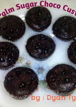 Muffin Custard Cokelat Gula Aren Kukus