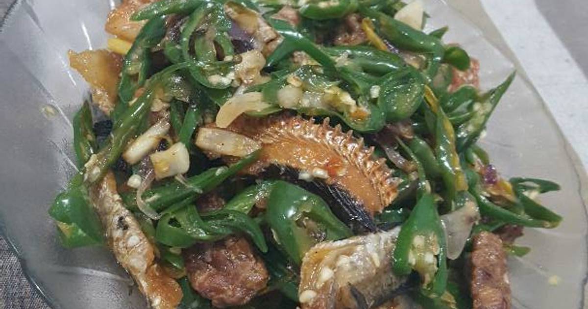  Resep  Ikan  asin  cabai IJO  oleh Martha Cookpad