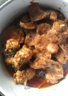Rica-rica Tulang Ayam Kemangi (kerongkong)