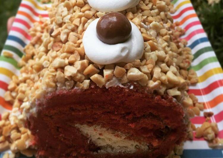 Resep Red Velvet Roll Cake - vina mediyanti