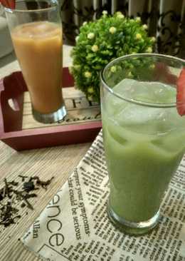 Thai tea & Green tea milk