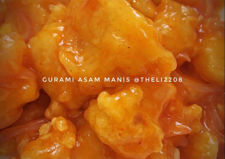 resep Gurami asam manis