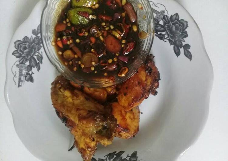 gambar untuk resep Ayam bakar sambal kecap