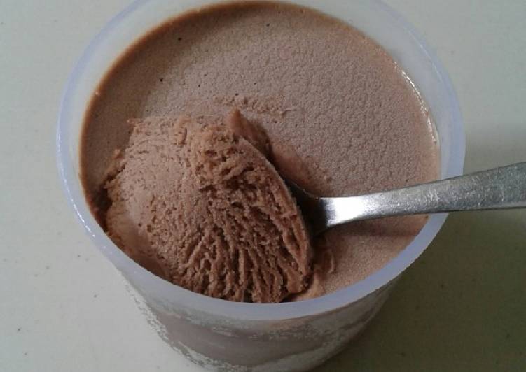 gambar untuk resep makanan Es Krim Coklat Susu