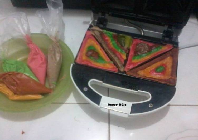 Resep Rainbow waffle By Dapur Atiz