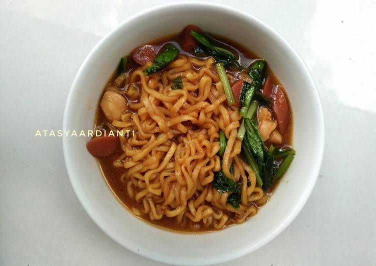 resep makanan Mie Kuah Pedas ??