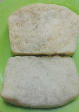 Eggless bread (roti tanpa telur) versi kukus